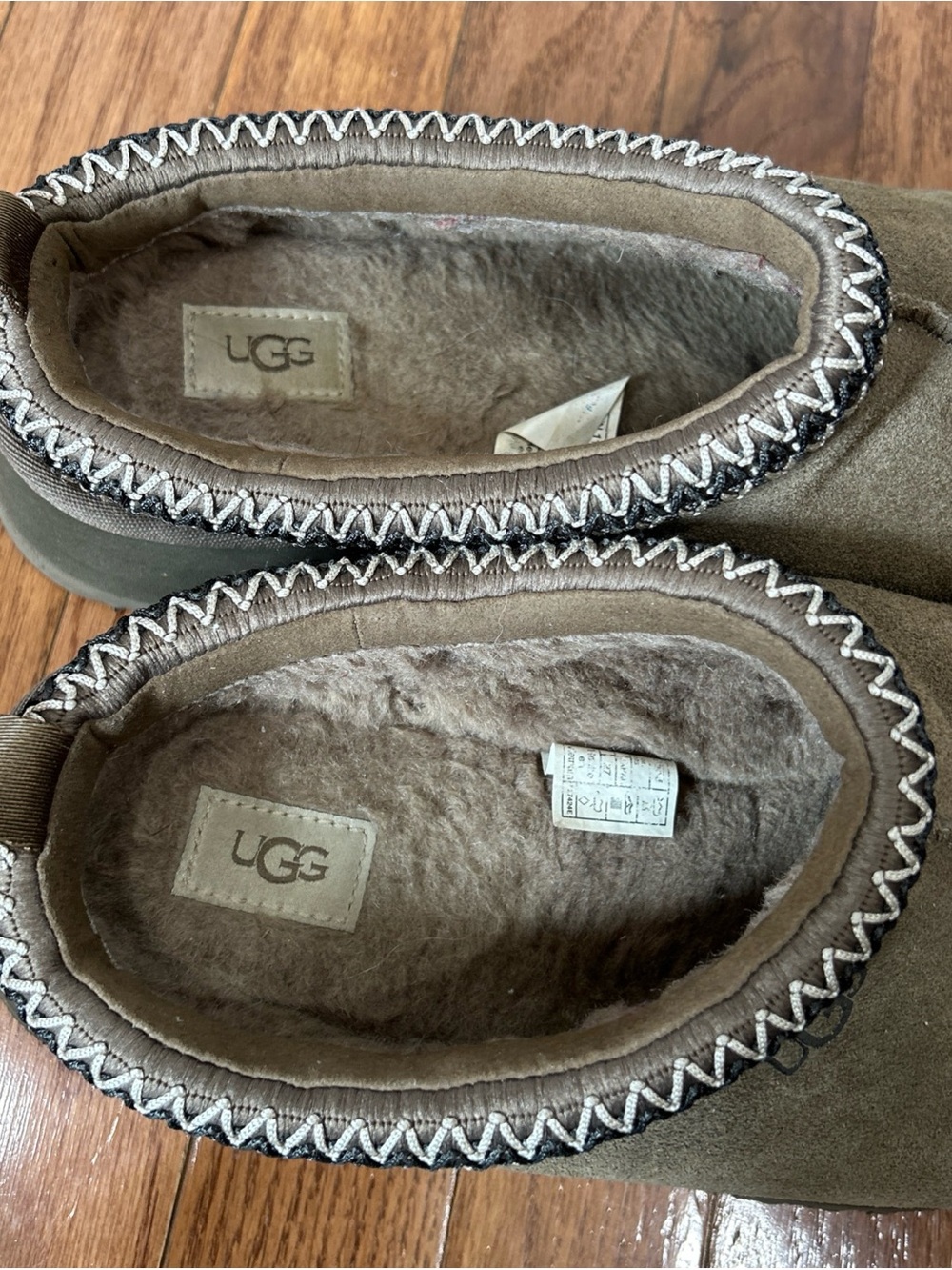 Ugg Tazz II Tasman Mules Slip On Shoes Platform Women’s Size 10 Hickory Brown - Picture 9 of 12